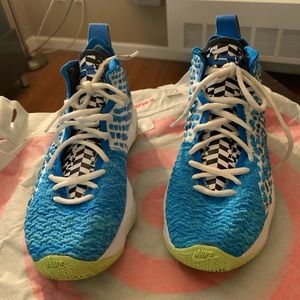 Nike / LeBron’s 17 - Blue, Green, White / Size 5.5